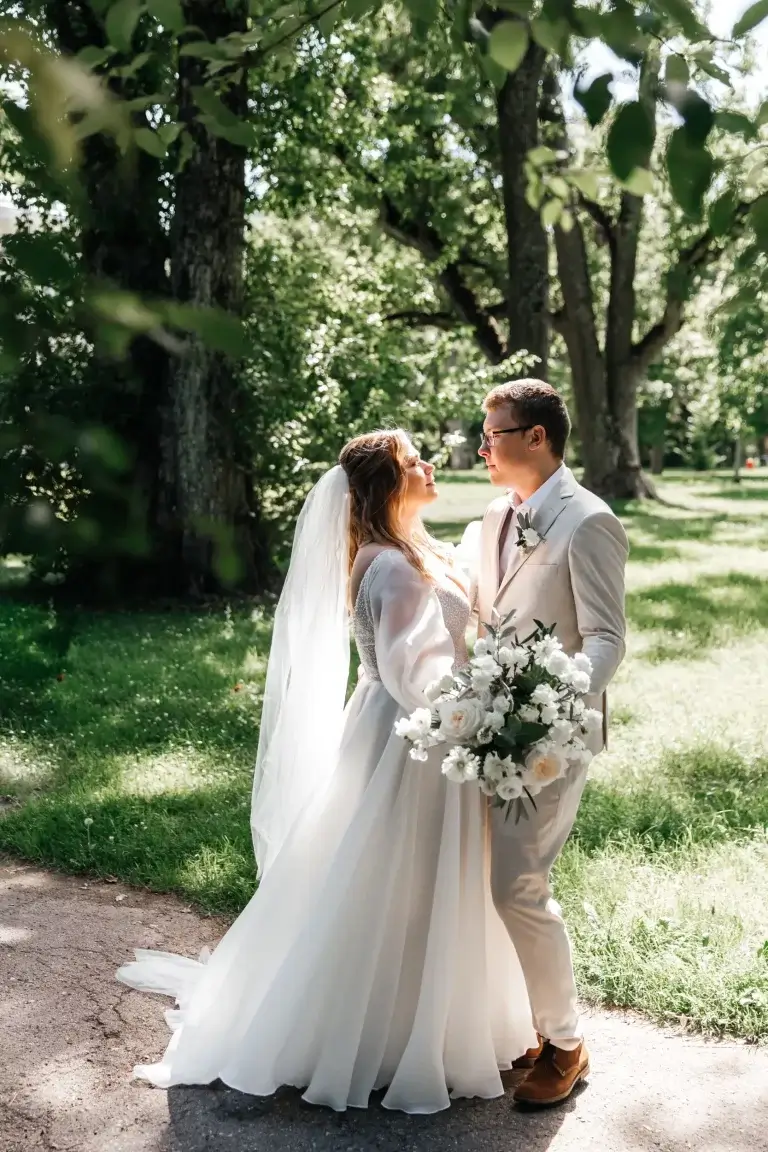 Pulmakujundus, Alina ja German. Pulm Saku mõisas