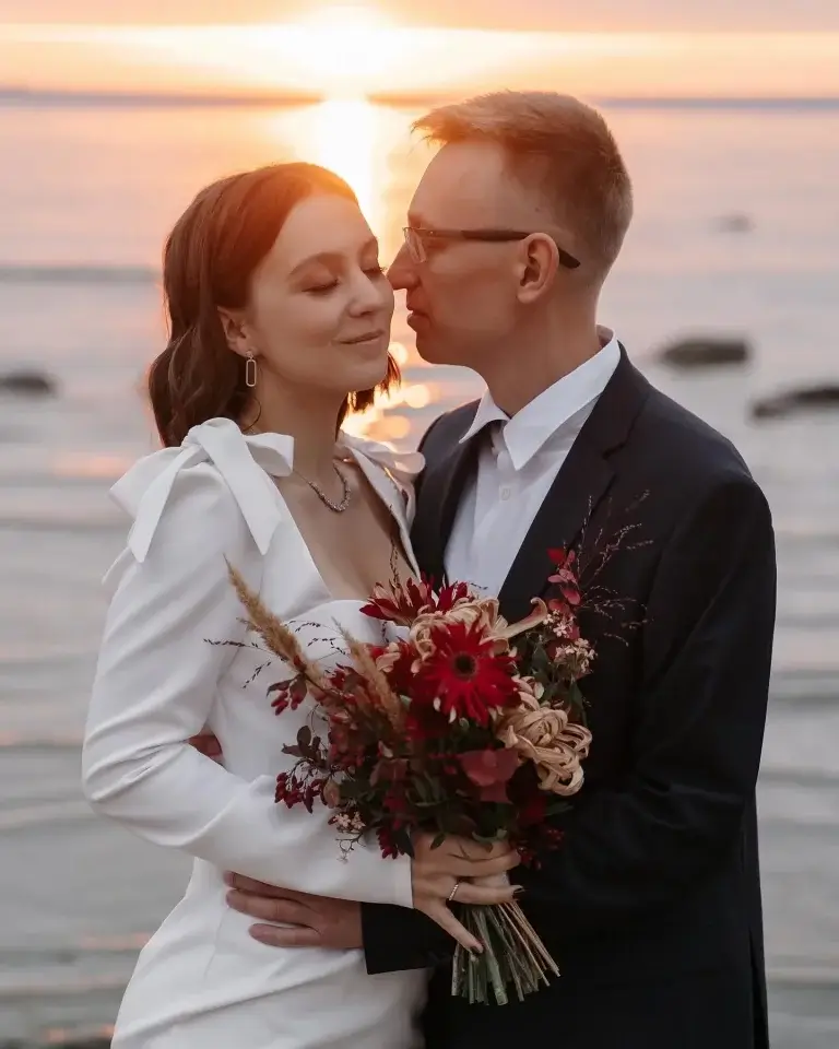 Pulmakujundus, Ksenia ja Vladimir. Pulm restoranis OKO