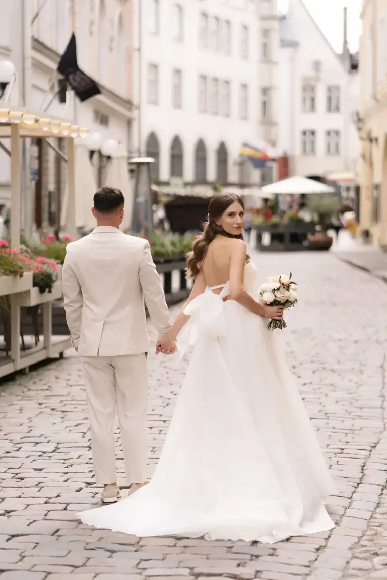 Pulmakujundus, Alena ja Timur. Pulm restoranis OKO